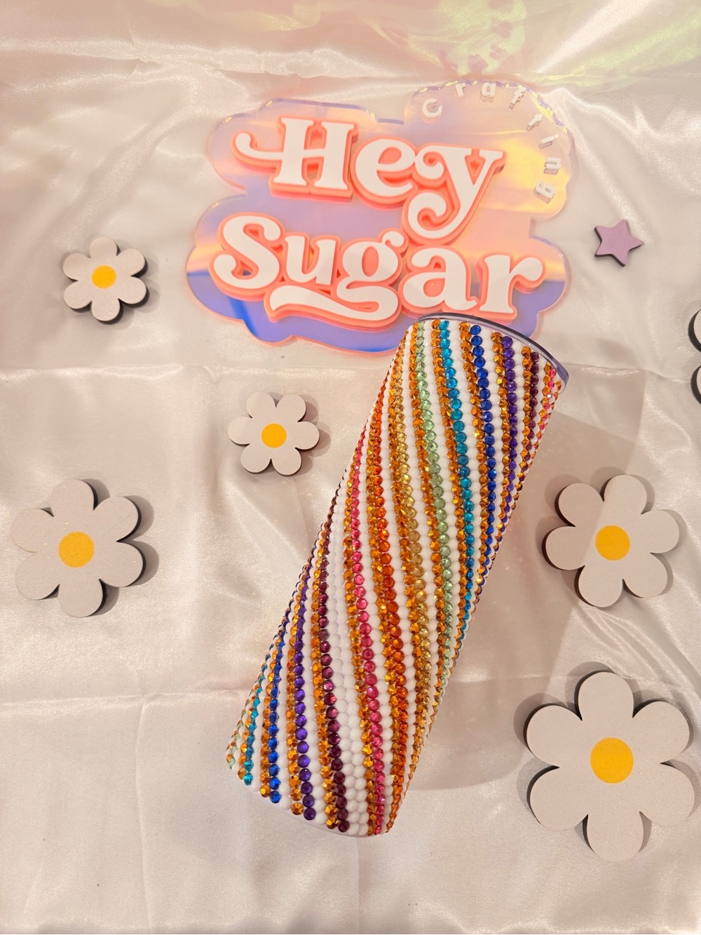 Handmade 20oz Rhinestone Tumbler